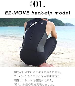 Amazon | ヘレイワホ ウェットスーツ ロングジョン メンズ ウエット